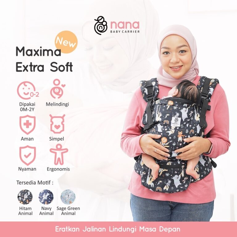 ✅ Adjustable – ikut ketinggian dan saiz ibu/ayah