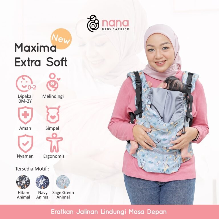 ✅ Pelbagai corak & warna menarik — matching dengan gaya moden ibu ayah hari ini